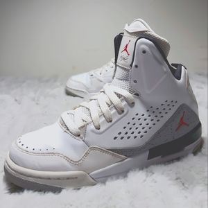 PRE-OWNED Jordan SC3 BG White Cement Kids' Sneakers -